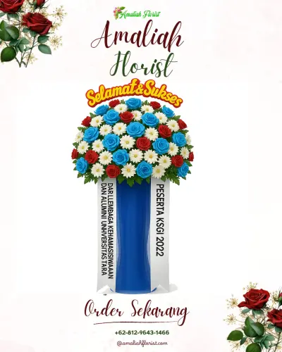 Standing Flower di Aula Muzdalifah - Islamic Centre Bekasi